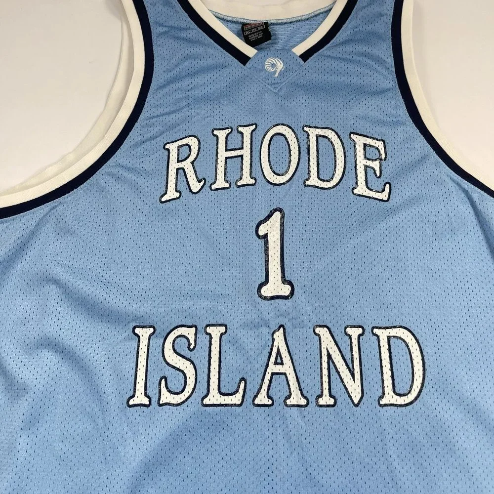 Rhodes Island Nike Basketball Jersey No. 1, Men's Jersey, Blue, Size 3XL - Picture 2 of 5